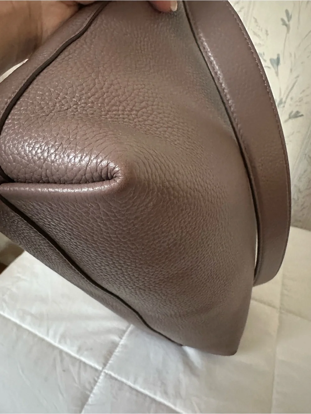 Kate Spade Leather Shoulder Bag with Snake-Print Accent